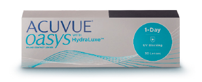 ACUVUE® OASYS* 1-DAY** with*** HydraLuxe®¥